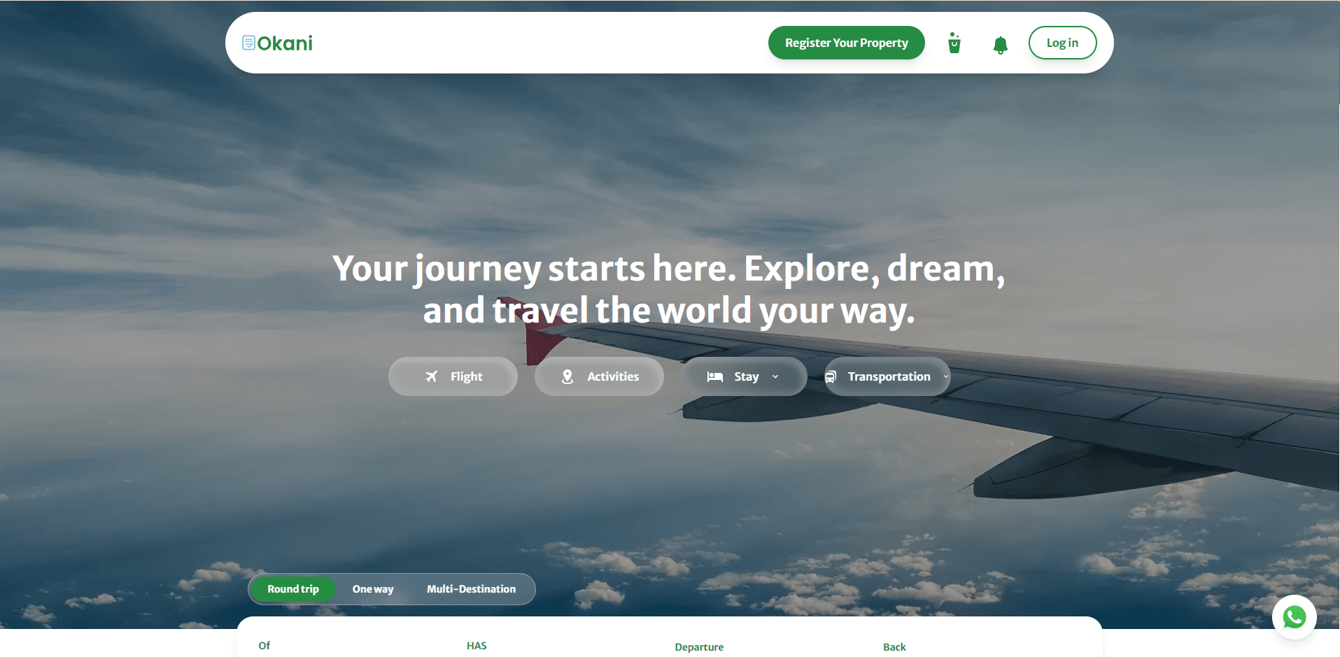 Votre voyage commence ici. Explorez, rêvez et voyagez dans le monde à votre façon